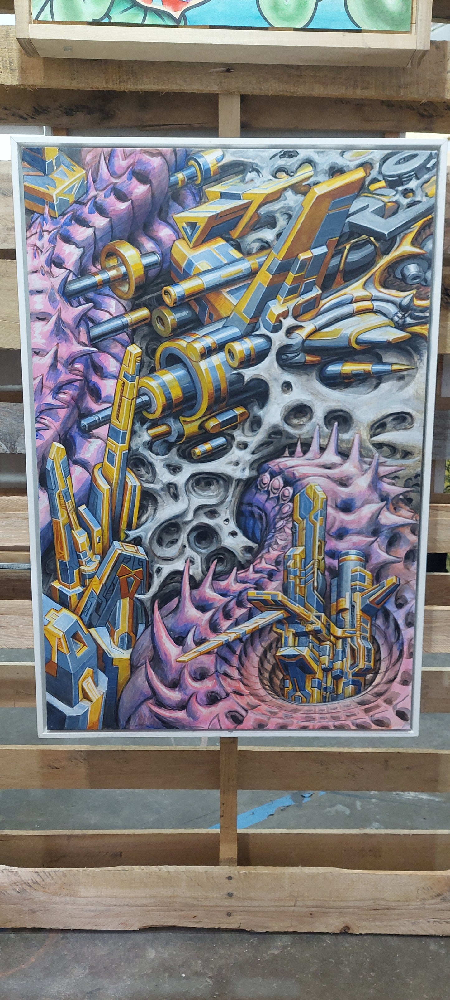 *3 peice mcfunk paul atredes - 38 x 24 by James Hicks (Original)