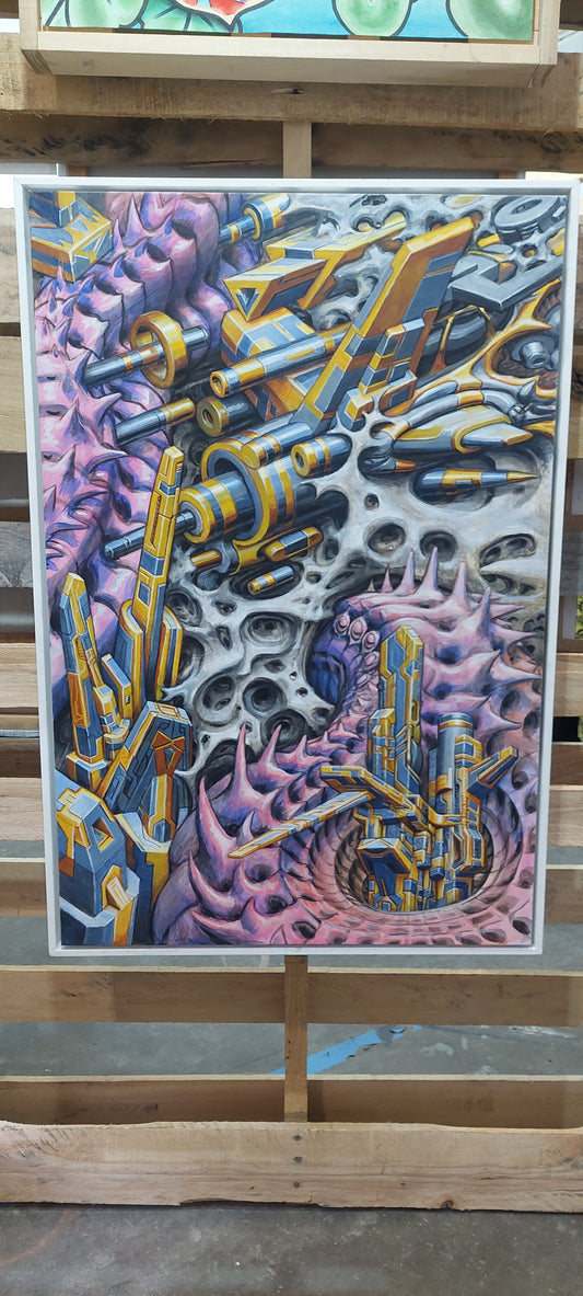 *3 peice mcfunk paul atredes - 38 x 24 by James Hicks (Original)