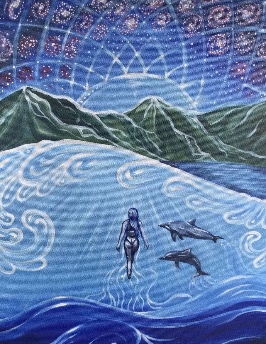 *Namaka - 11 x 14 by Ashley Simota (Canvas Print)