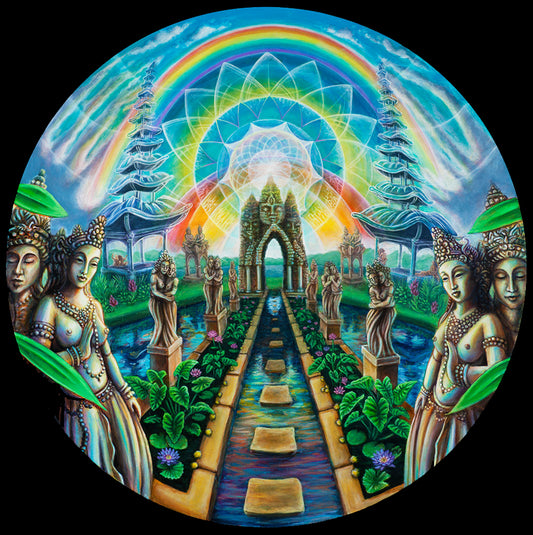 New Eden - 12 x 12 by Morgan Mandala  (Canvas Print)