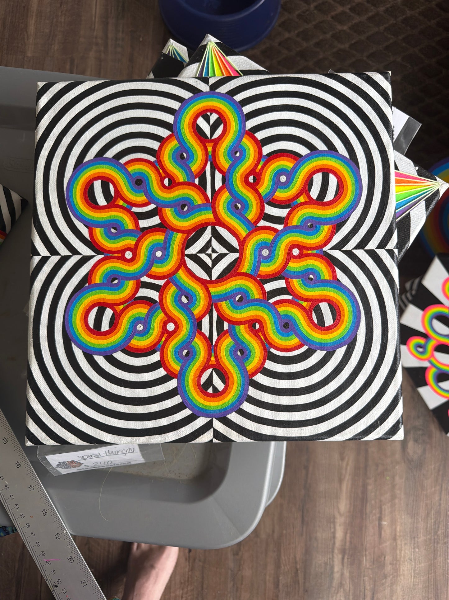 *Spiral thing 10 - 12 x 12 by Technocolor  (Original)