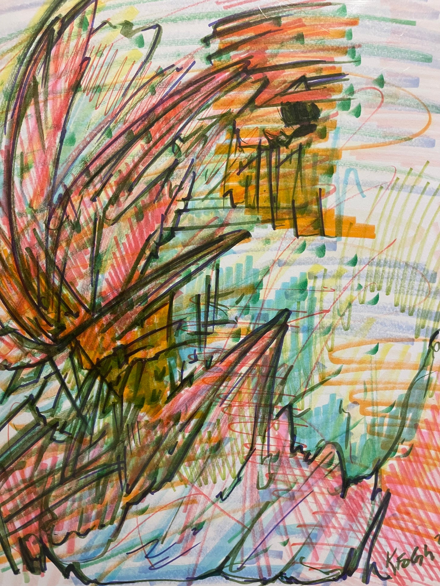 *Original Drawing - 14 x 11 by Katie Fogg (Original)