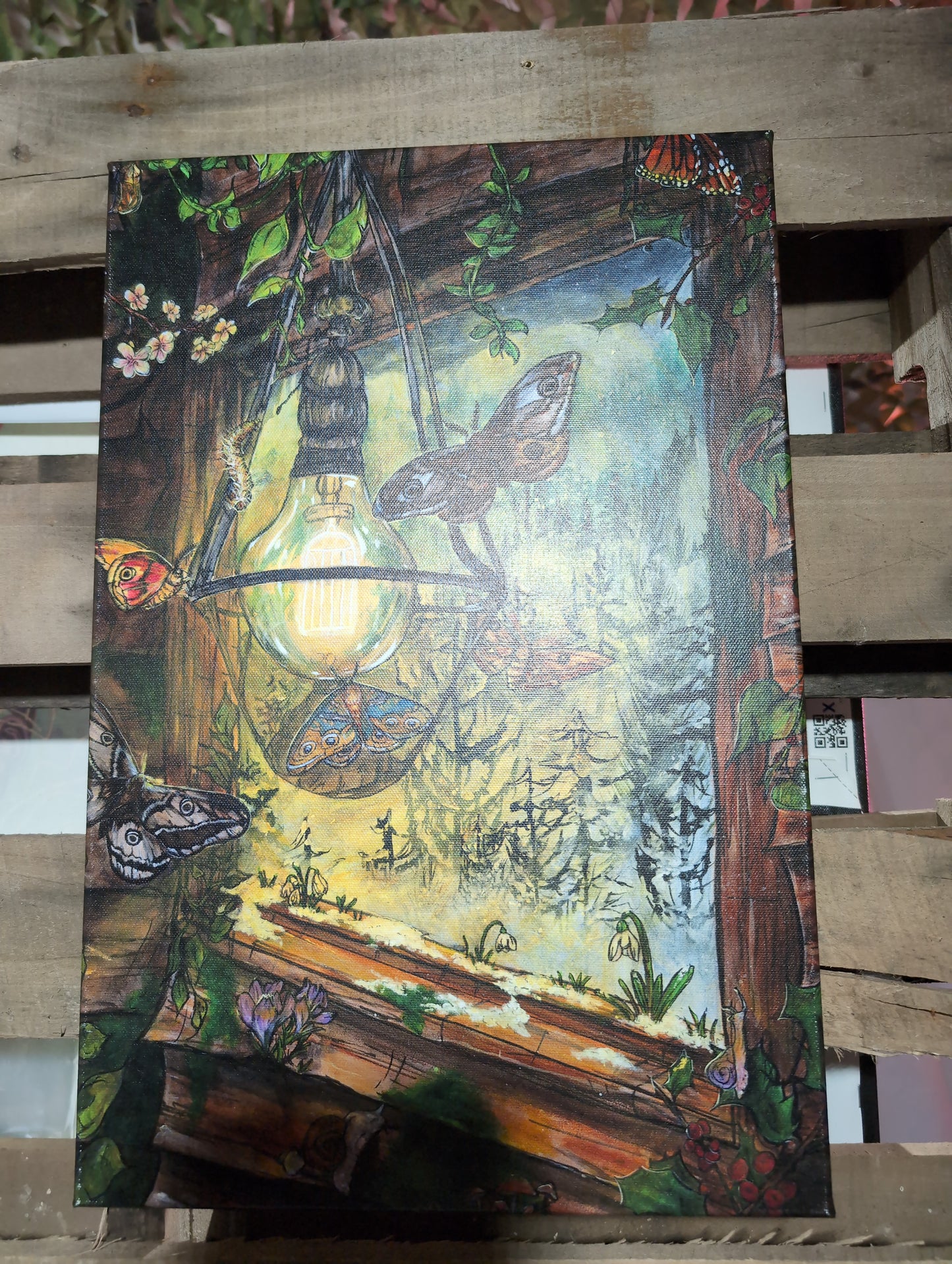 Hibernation - 12 x 18 by Fae of Ilaria  (Canvas Print)