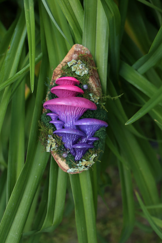 Oyster - Tourmaline - 7 x 4 by Subloominal  (3D Sculpture)