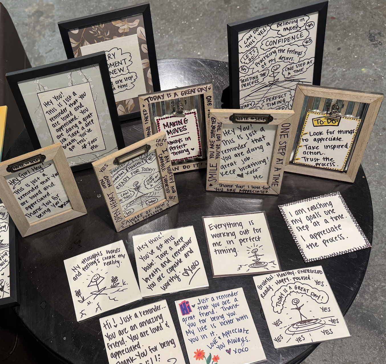 *Deliberate Creation Frames  - 4 x 3 by Ania Amador (Original)