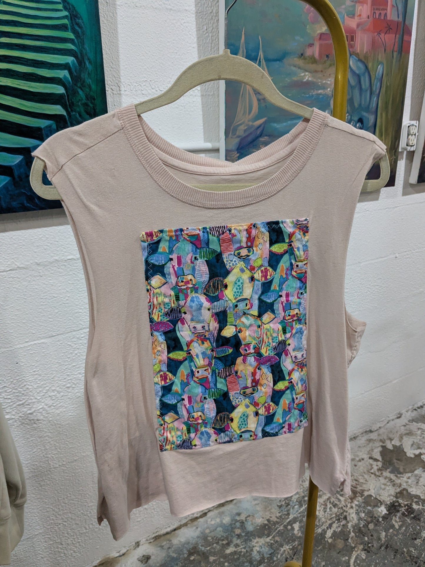 *Cow print tank - Medium by Essi (Apparel)