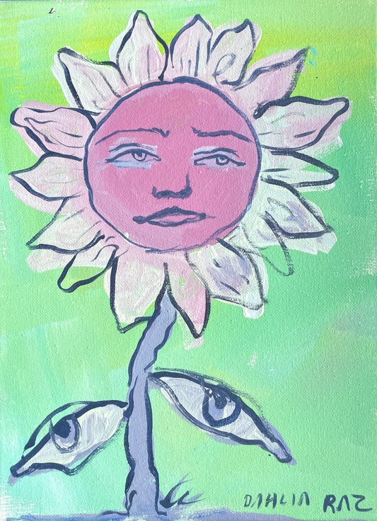 *Flower Friend - 12 x 9 by Dahlia Raz (Original)