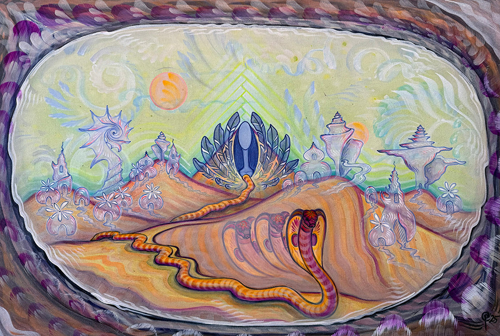 *I of the Tiger - 24 x 36 by Paulina Casati (Original)