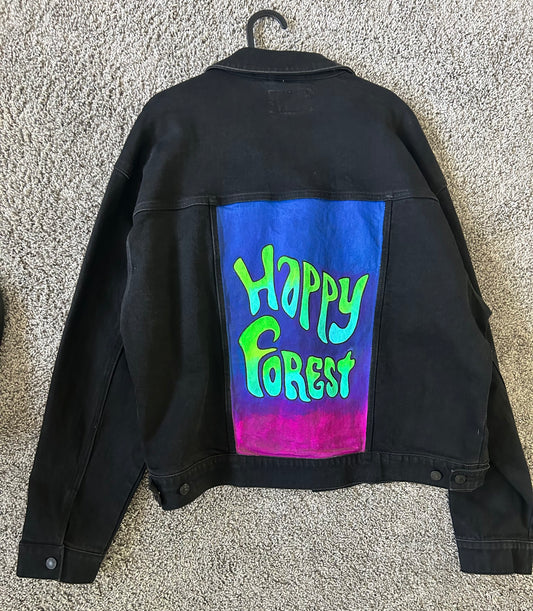 *Happy Forest Jacket (black denim)  - Large by Lyon  (Apparel)