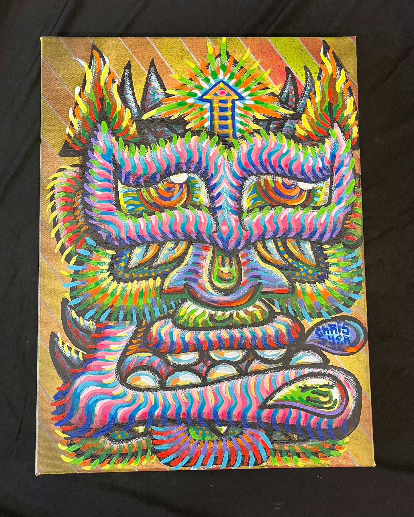 *Galaktic Dude 420 - 16 x 12 by Chris Dyer (Original)