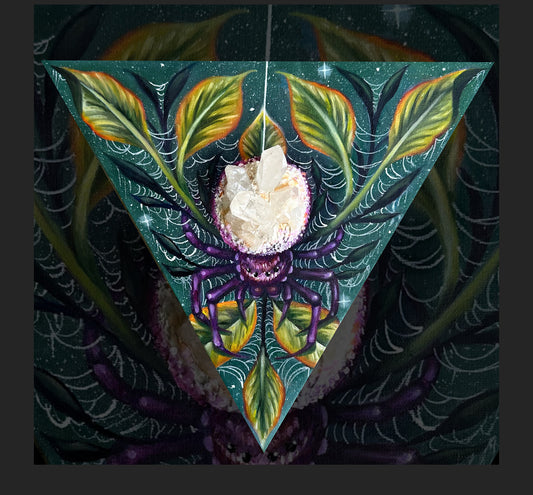 *Embellished Crystal weaver  - 12 x 12 by Calypso (Original)