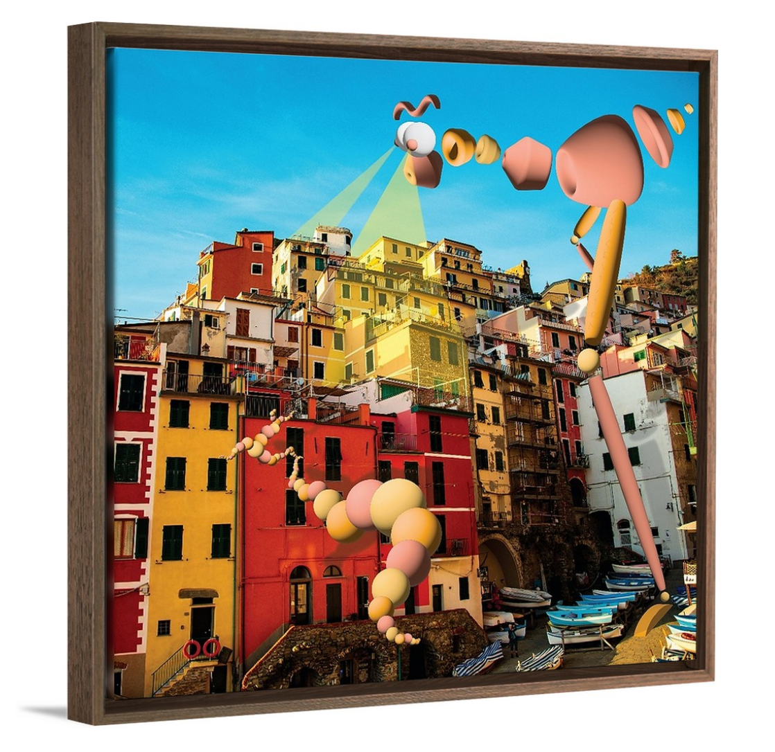 *SL1CEV1S10N.002 - 20 x 20 by Sliceoflifeco. (Canvas Print)