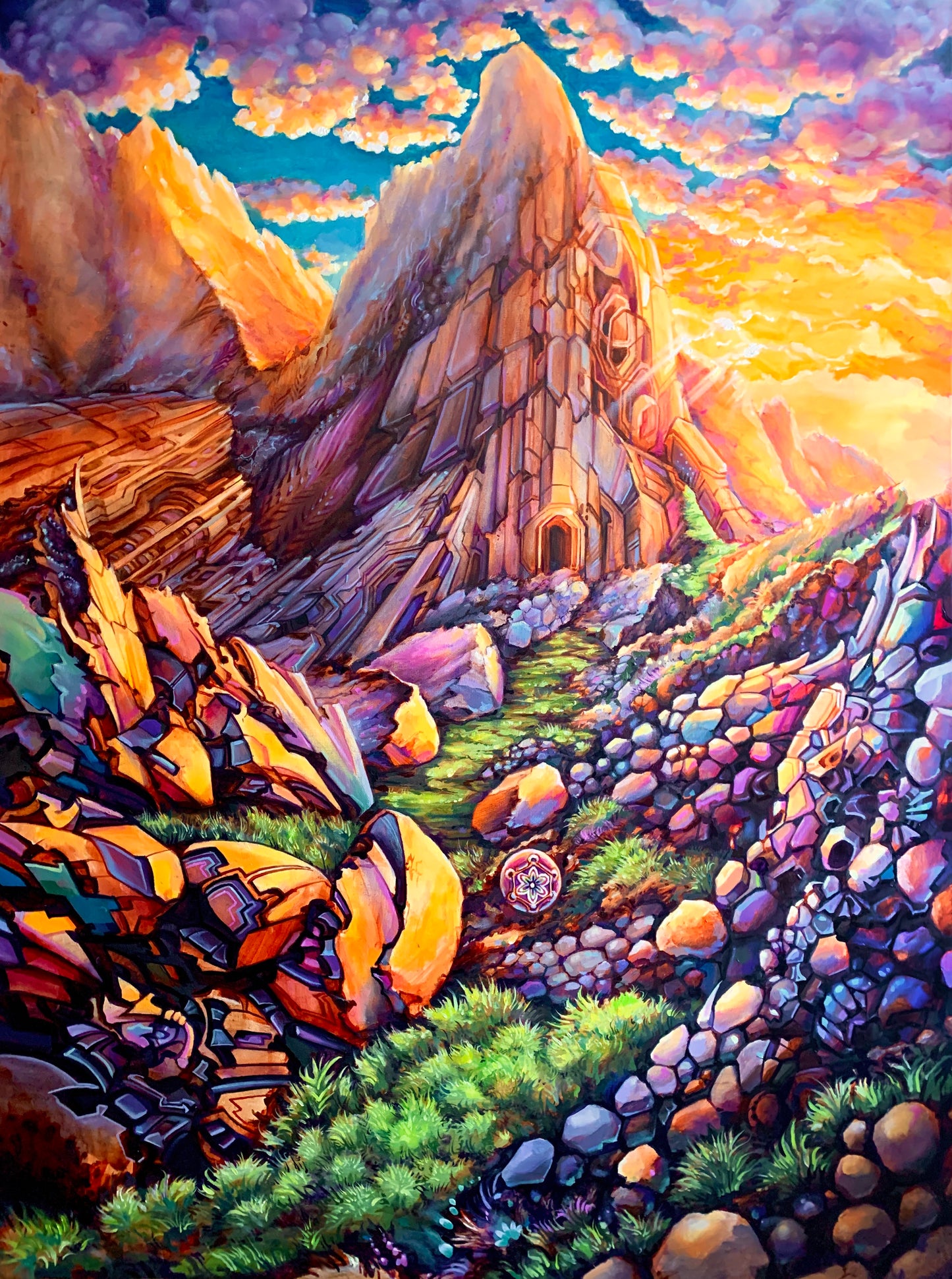 The End of a Long Road - 24 x 16 by Seth McMahon (Canvas Print)