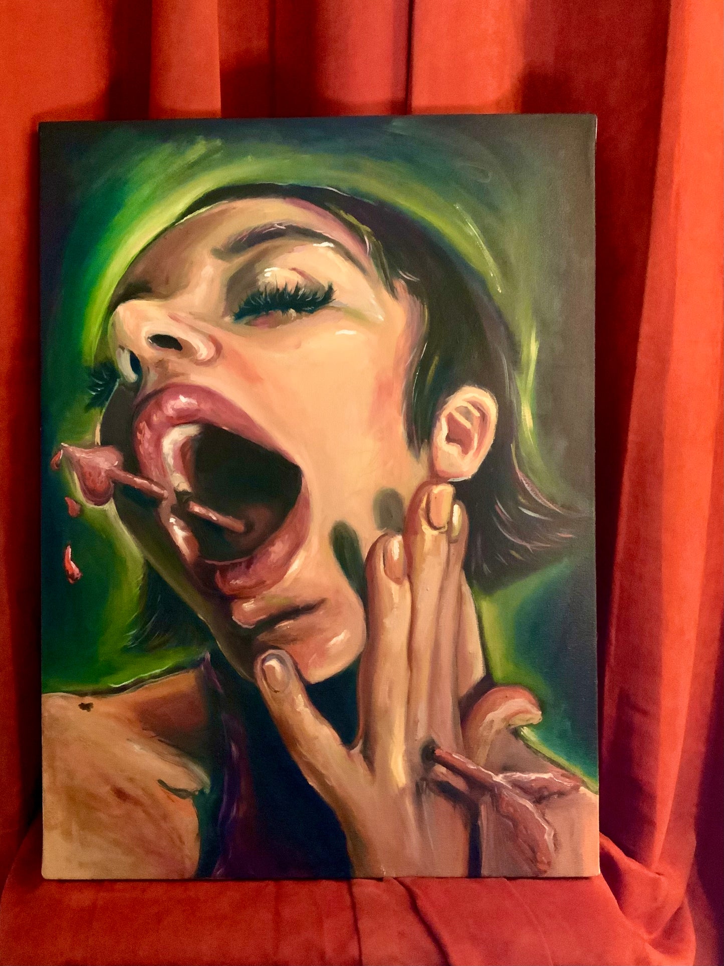 *You Shouldn't Have - 30 x 22 by Bailey Gumienny (Original)
