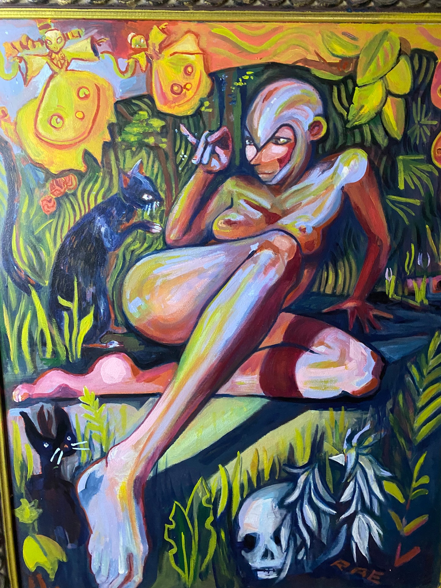 *The Orchid Fairy  - 48 x 36 by Rae Grand  (Original)