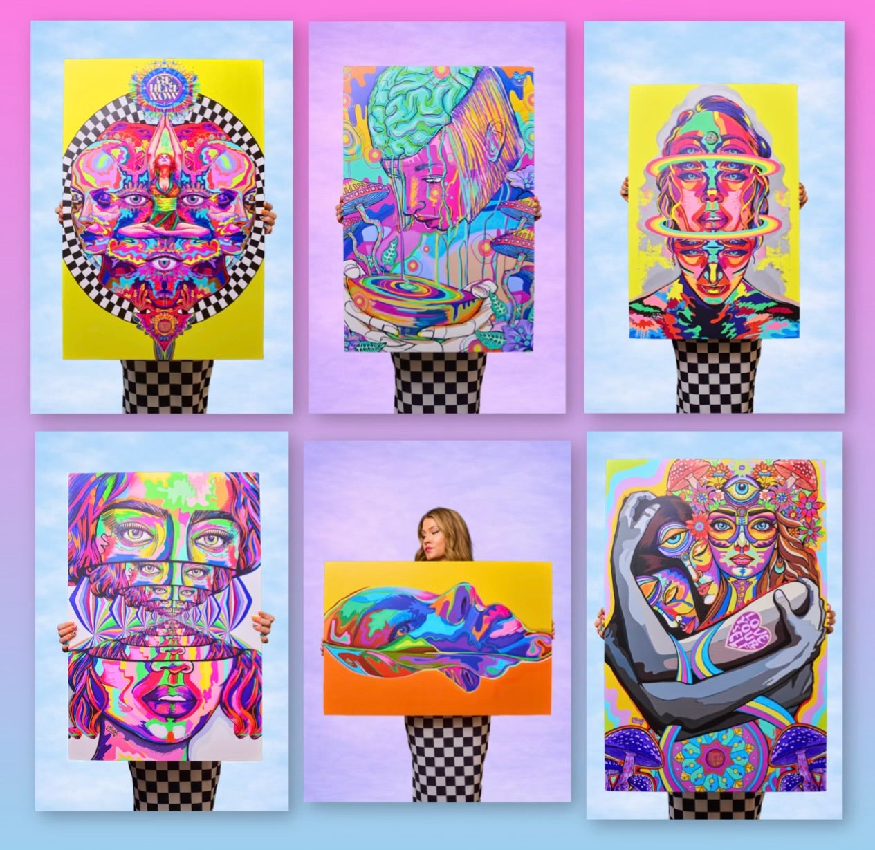 ASSORTED CANVASES - 36 x 24 by Moon Child Studio (Canvas Print)