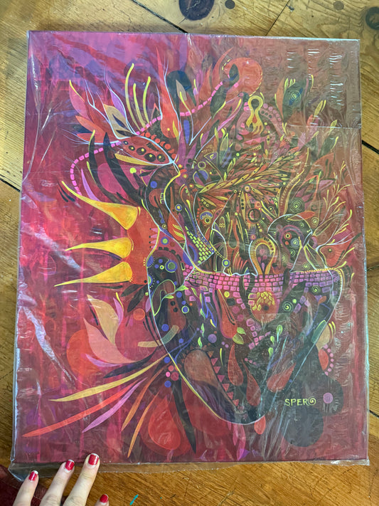 “Remedial Heartspeak” Giclèe  - 20 x 16 by Spero  (Canvas Print)