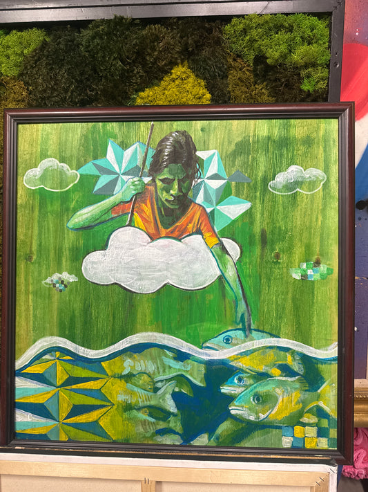 *Plenty of Fish - 26 x 26 by Zulu (Original)