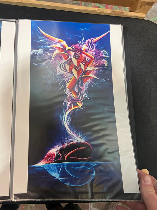 *Phoenix - 17 x 11 by Raw.Sol (Poster Print)