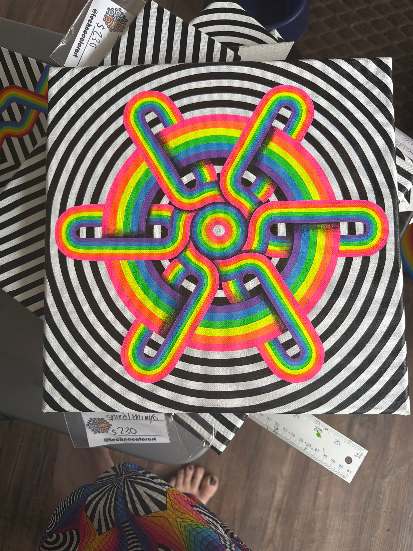 *Spiral thing 6 - 12 x 12 by Technocolor  (Original)