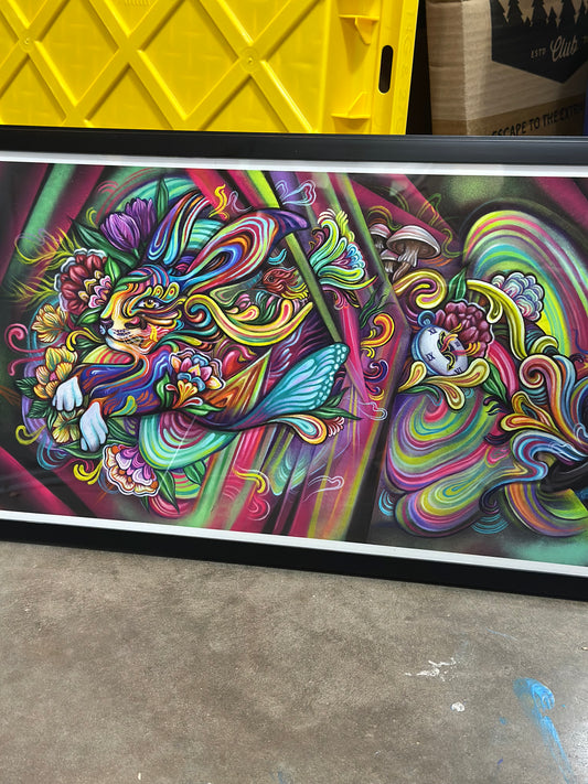 *Perpetual Illusion - 12 x 24 by Chaya Av (Poster Print)