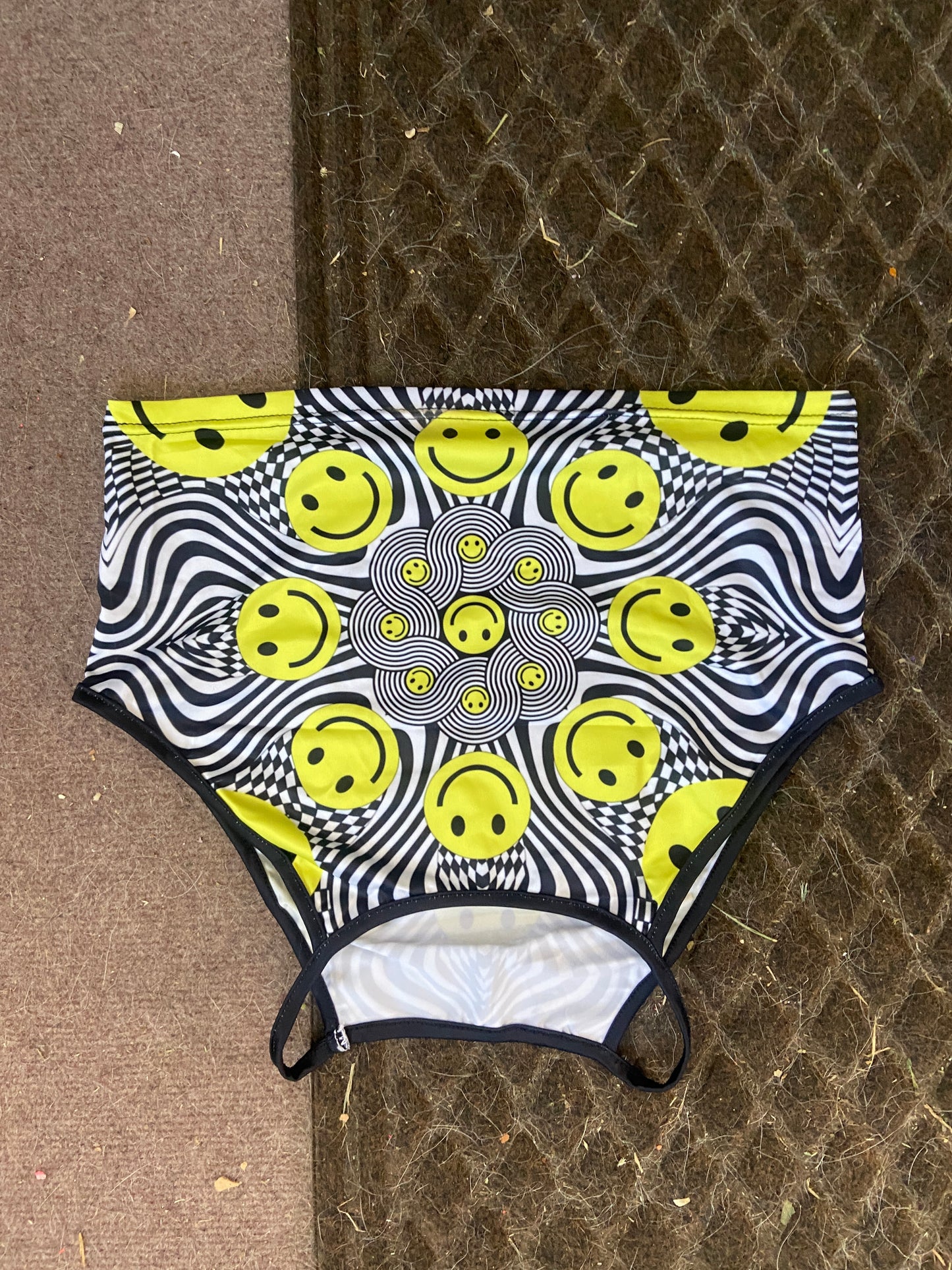 smiley crop top  - Large by Technocolor  (Apparel)