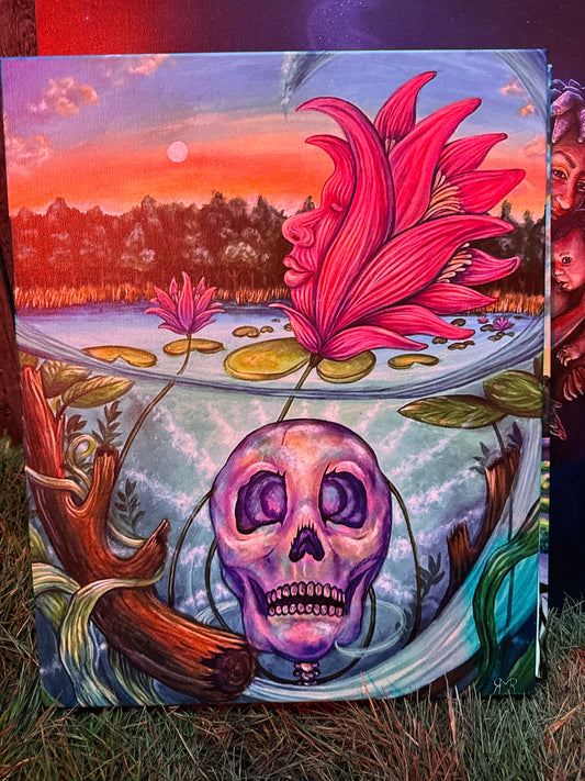 Beneath Blooms - 20 x 16 (Canvas Print)