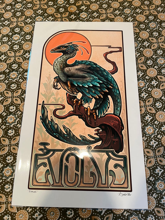 *Evolve - 17 x 10 by Josh Audiss (Poster Print)