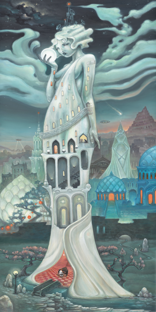 Babylon in Bloom - 48 x 24 by Josh Audiss (Canvas Print)