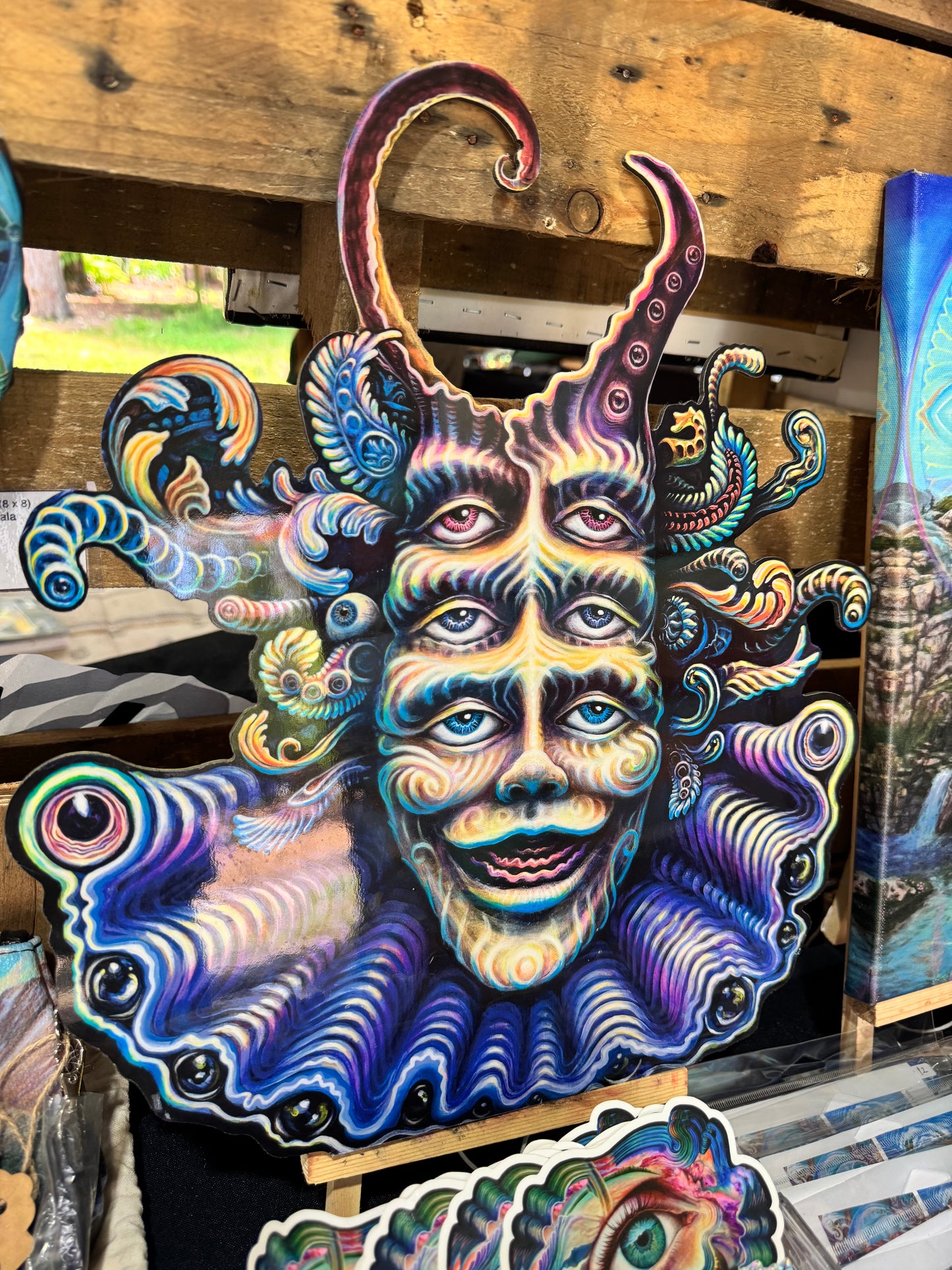 *Are you Shpongled (Aluminum 1/1) - 16 x 15 by Morgan Mandala  (Other)
