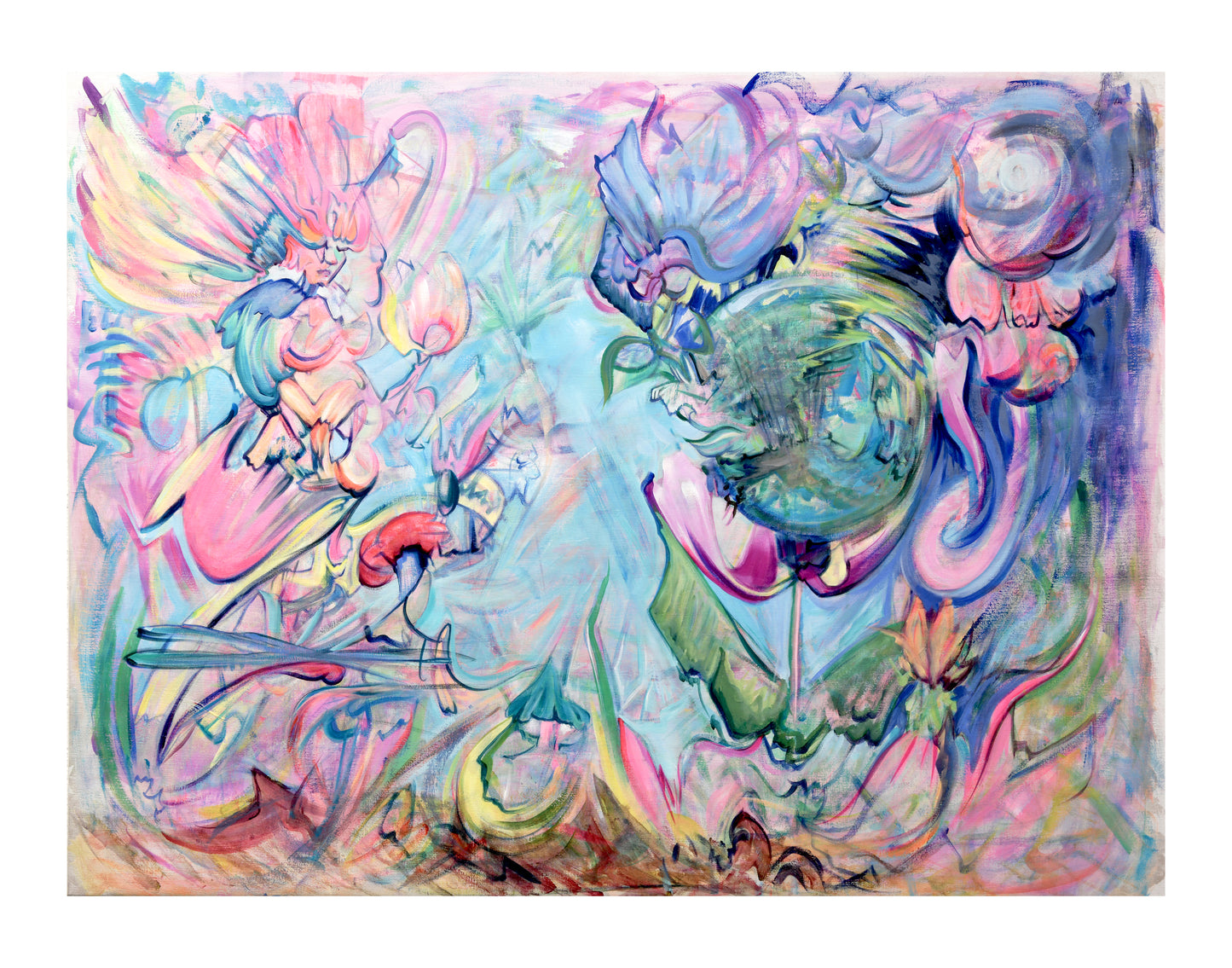 Earth Angels - 24 x 30 by Katie Fogg (Canvas Print)