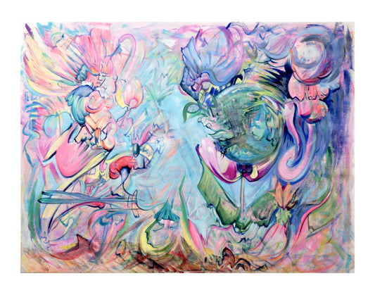 Earth Angels - 24 x 30 by Katie Fogg (Canvas Print)