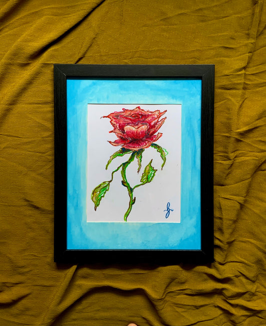 *Eternal (rose) - 14 x 11 by Bailey Gumienny (Original)