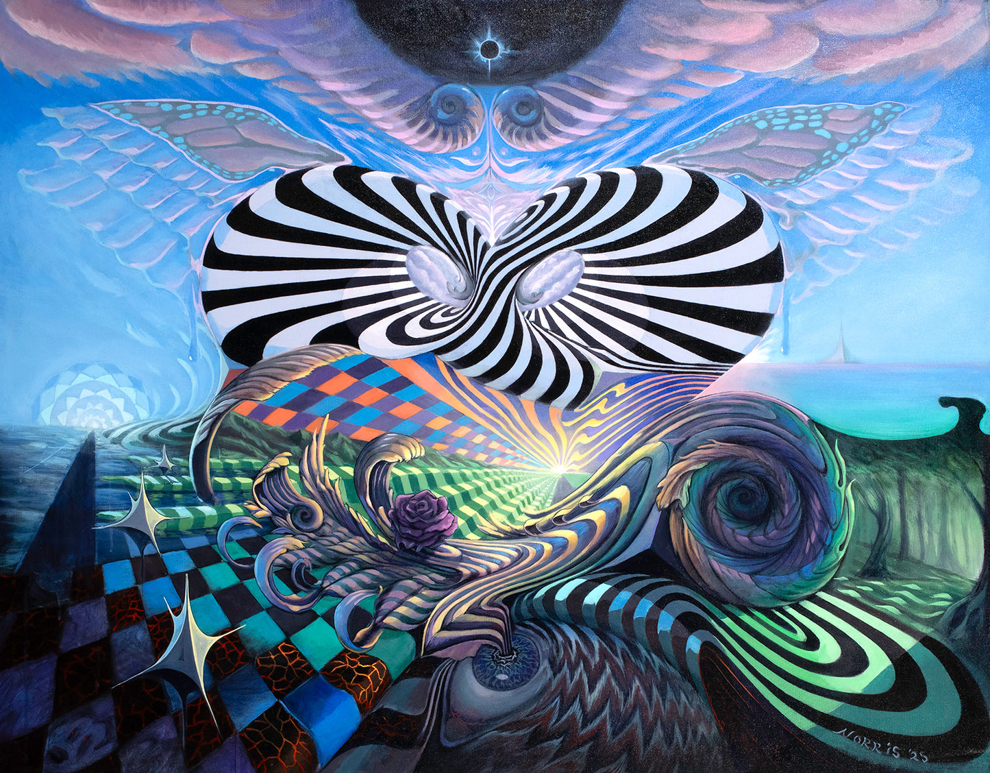 PLURoma - 9 x 12 by Andrew Norris Arts (Canvas Print)