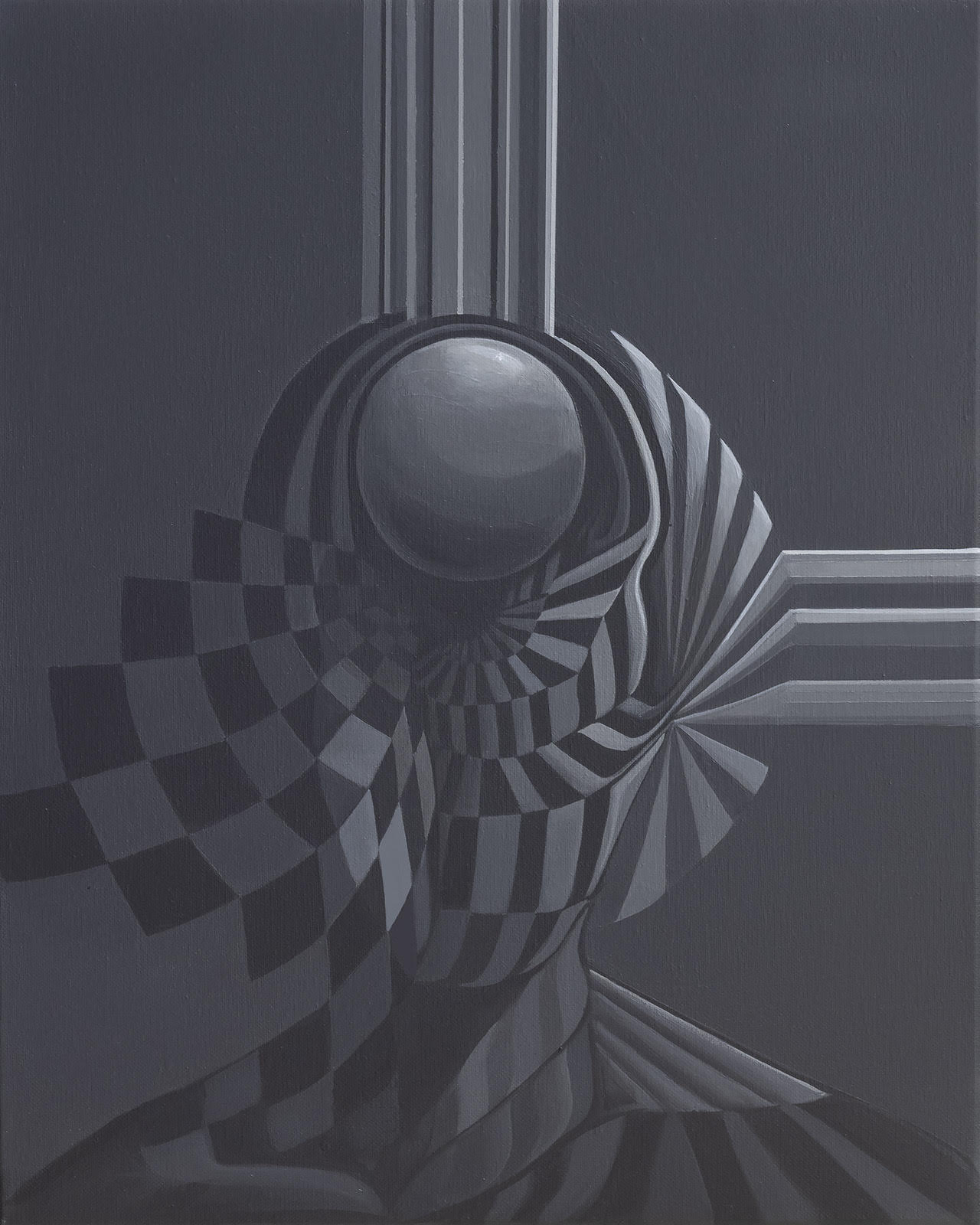 Subject Zer0 - 20 x 16 by Andrew Norris Arts (Original)