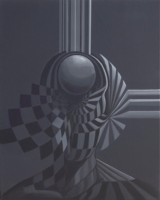 Subject Zer0 - 20 x 16 by Andrew Norris Arts (Original)