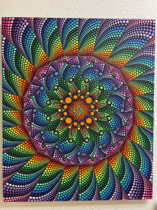 Energy Blade - 27 x 22.4 by Brandon Rollin (Metal Print)