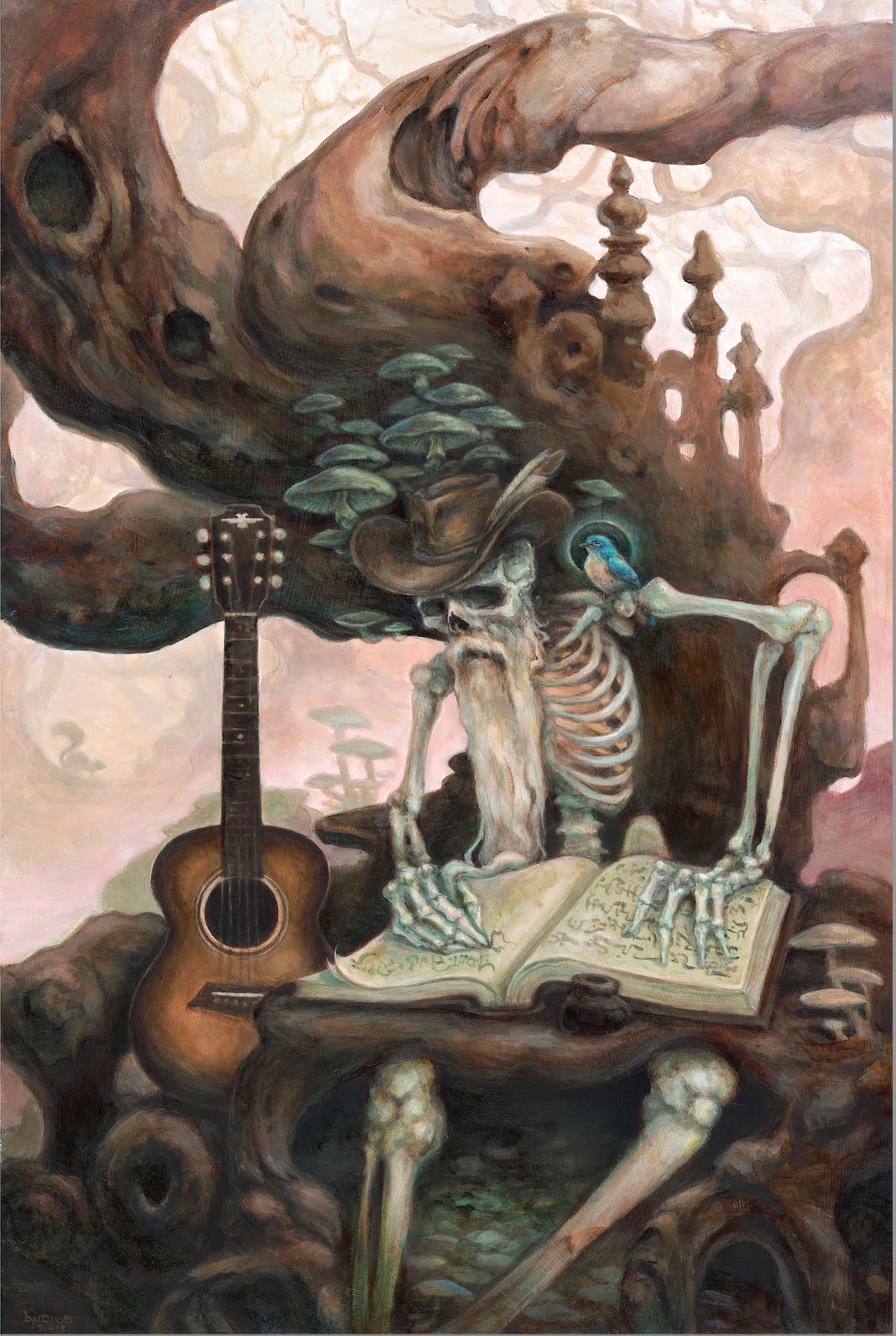 Dead Balladeer - 24 x 16 by Josh Audiss (Canvas Print)