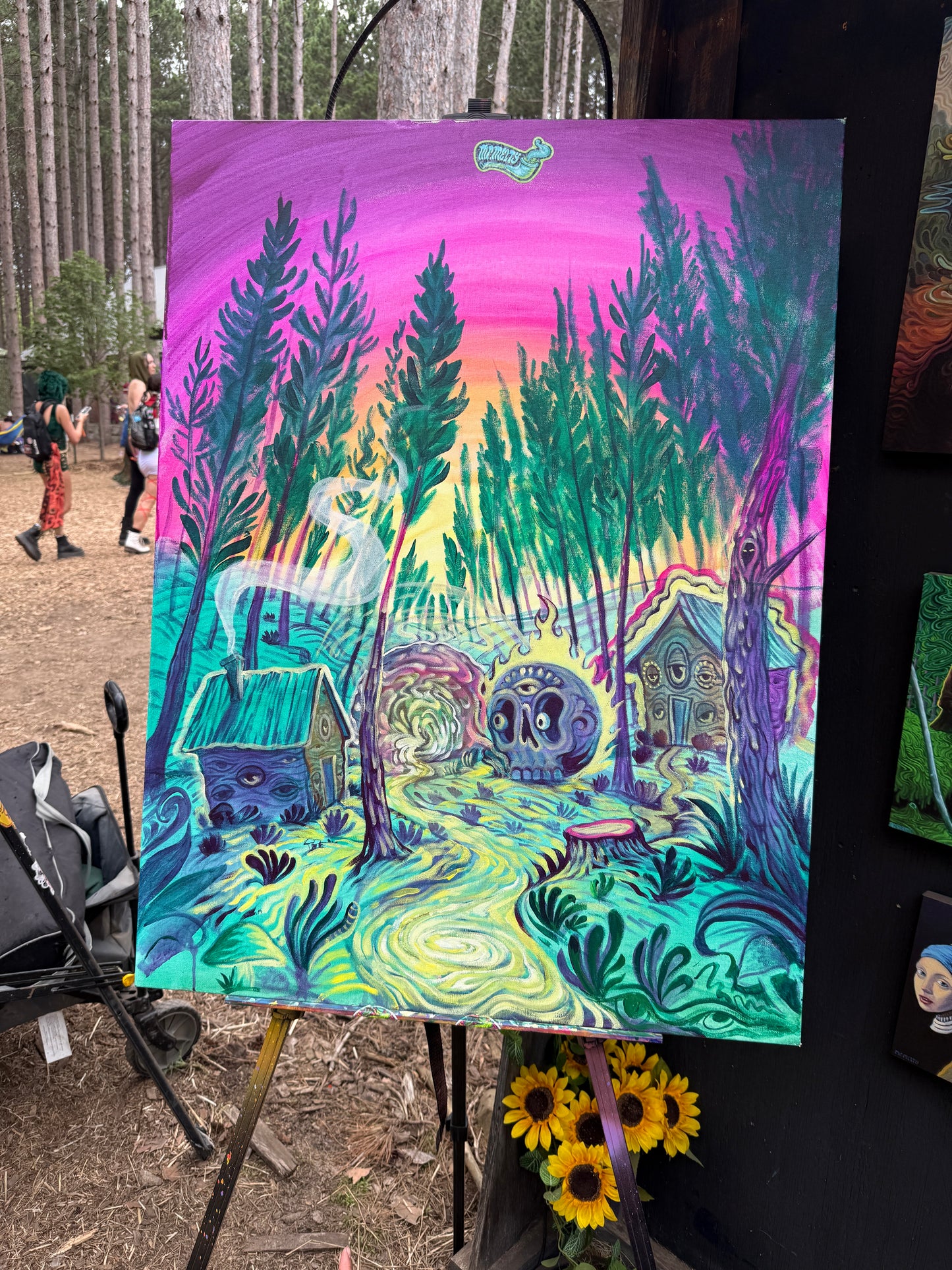 *Happy Forest  - 40 x 30 by Mr. Melty  (Original)