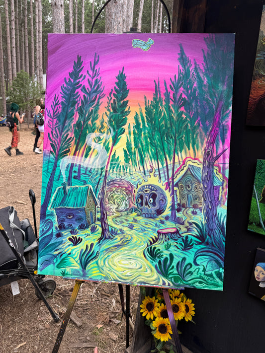 *Happy Forest  - 40 x 30 by Mr. Melty  (Original)