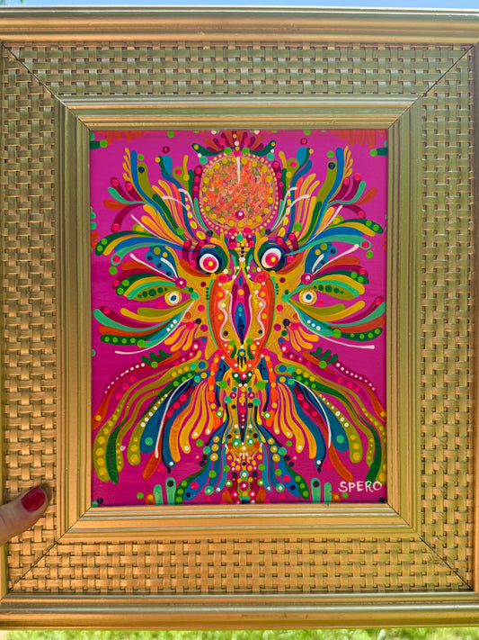 *“Sun Squiggle”  - 17 x 16 by Spero  (Original)