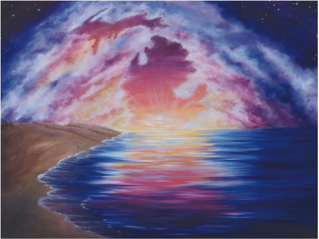 Sandbar Therapy - 12 x 16 by Subloominal  (Poster Print)