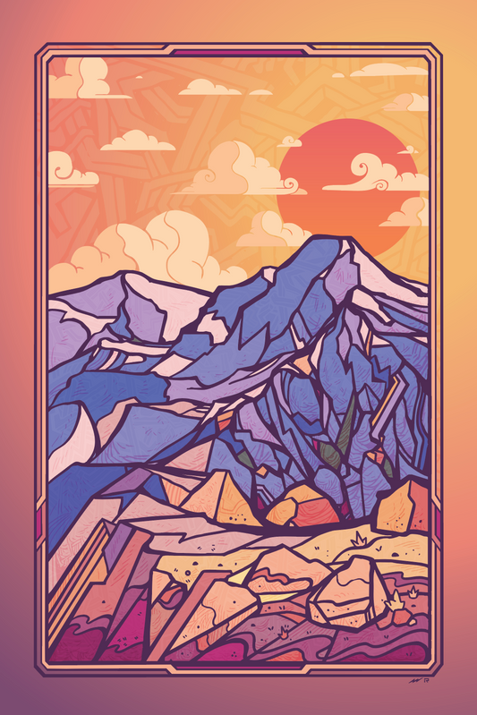 Grays & Torreys - 24 x 16 by Rutherford (Canvas Print)