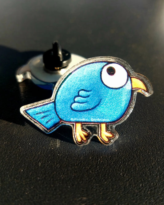 *Karma Bird PINS  - 1 x 1.5 by CHEETA (Accessory (pins, patches, etc))