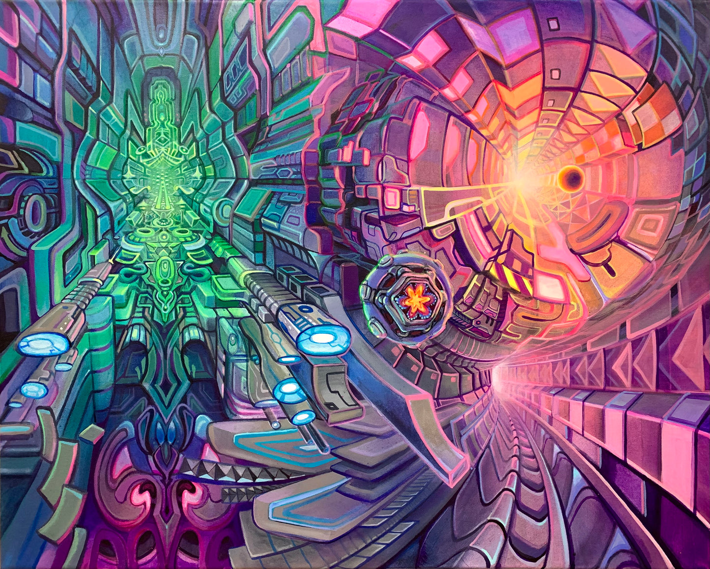 Inter Mundai Collab with Apex Collective - 16 x 20 by Seth McMahon (Canvas Print)