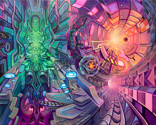Inter Mundai Collab with Apex Collective - 16 x 20 by Seth McMahon (Canvas Print)