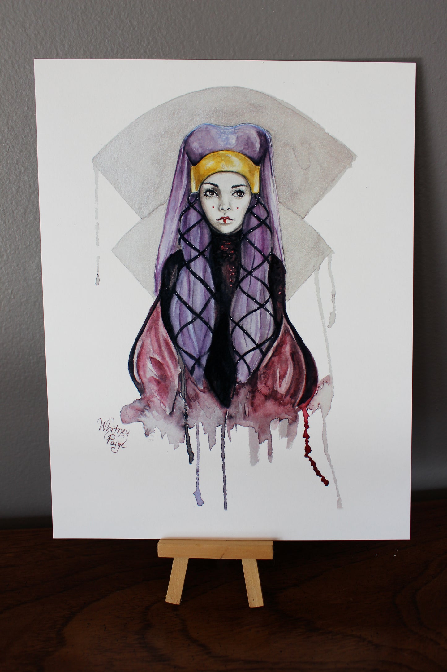 *Queen Amidala - 11 x 8.5 by Whitney Paige (Poster Print)