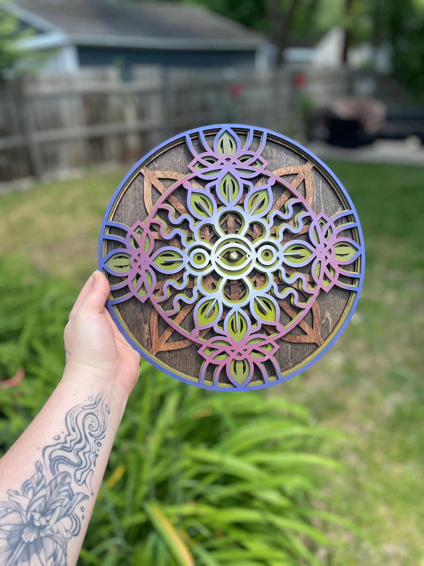 Dream Weaver - Labradorite  - 12 x 12 by Mr. Melty  (3D Sculpture)