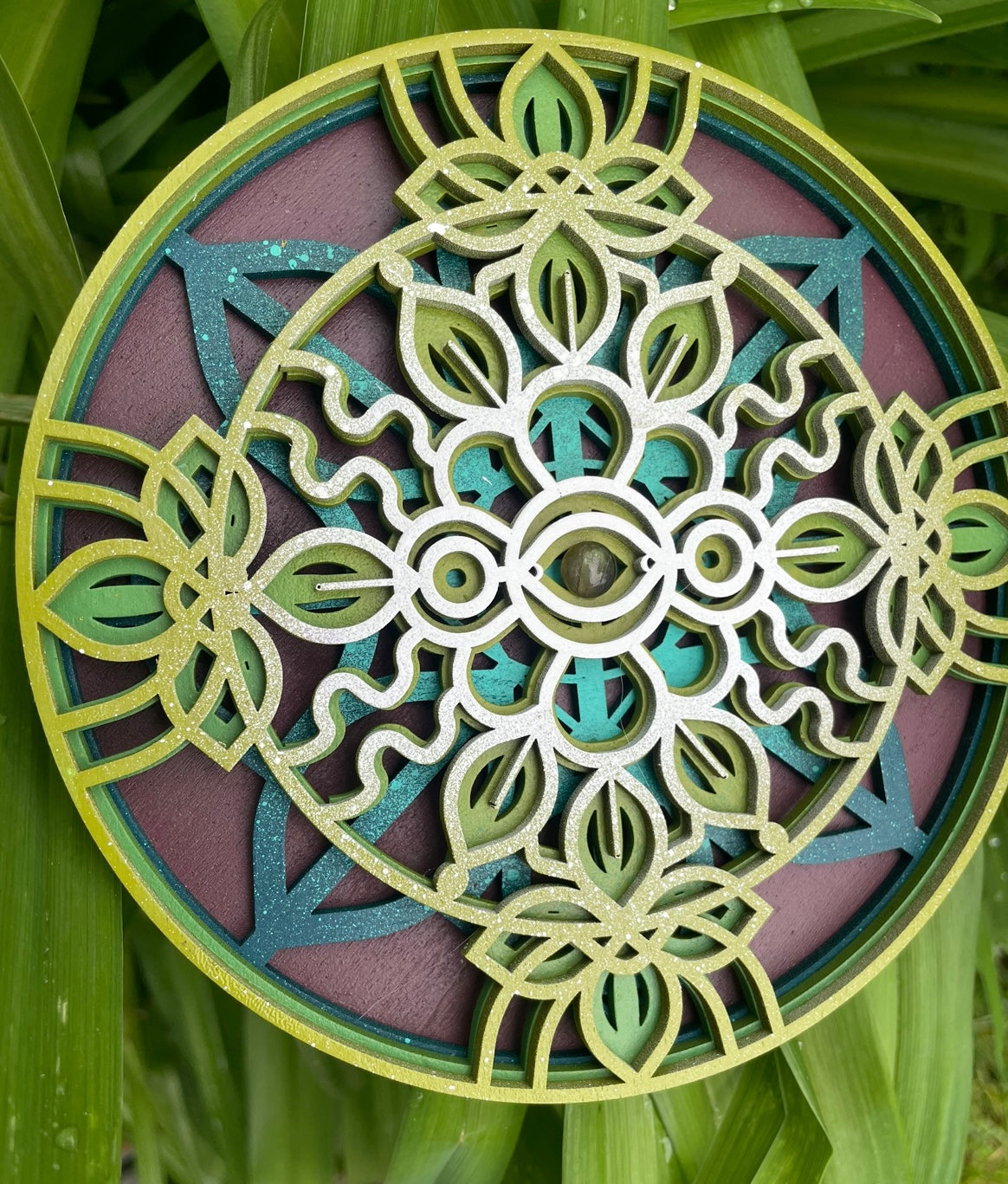Bloom - Labradorite - 6 x 6 by Subloominal  (3D Sculpture)