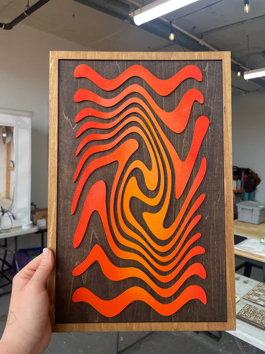 Mycelium Labyrinth - MCM - 16 x 10 by Subloominal  (3D Sculpture)